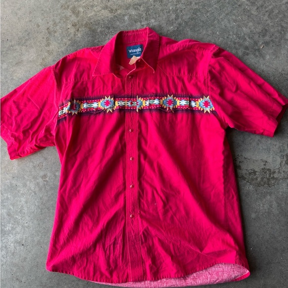 MENS VINTAGE WRANGLER SHIRT SIZE XL - Picture 1 of 4